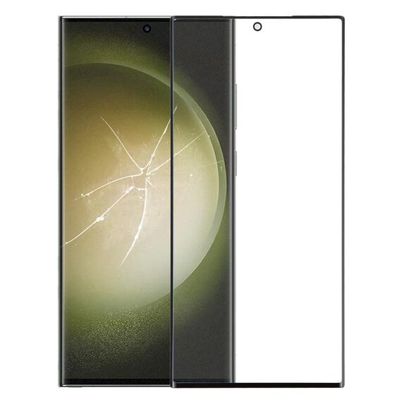 Per Samsung Galaxy S23 Ultra Schermo Frontale Lente in Vetro Esterno con Adesivo OCA Otticamente Trasparente