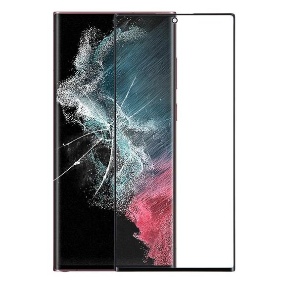 Per Samsung Galaxy S22 Ultra 10 pezzi Lente in vetro esterna per schermo anteriore con adesivo OCA otticamente trasparente