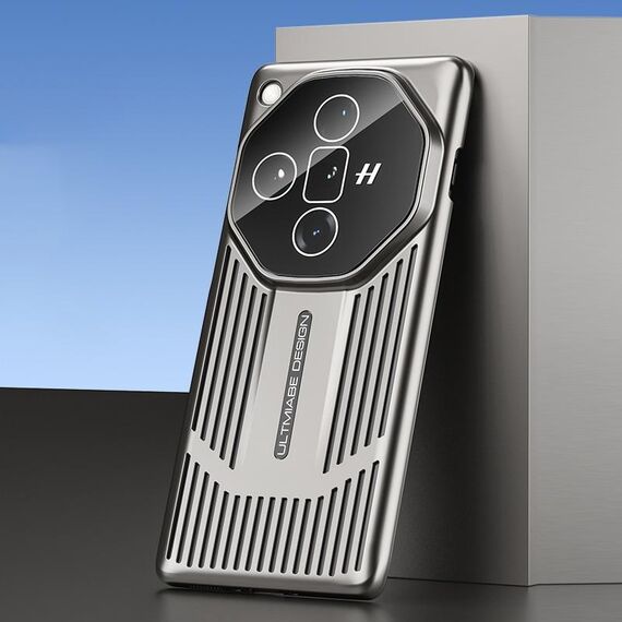 Per OPPO Find X7 Ultra Ice Sense Heat Dissipation Custodia per telefono elettroplaccata smerigliata (grigio)