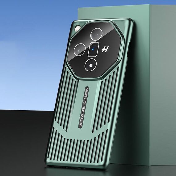 Per OPPO Find X7 Ice Sense Heat Dissipation Custodia per telefono elettroplaccata smerigliata (verde chiaro)