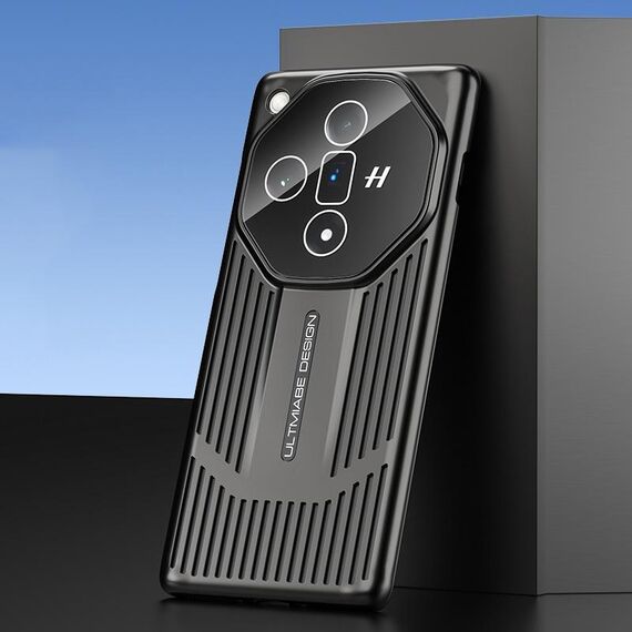 Per OPPO Find X7 Ice Sense Dissipazione del calore Galvanotecnica Custodia per telefono smerigliata (Nero)