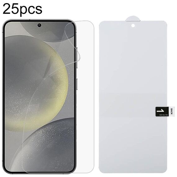 Per Samsung Galaxy S24 FE 5G 25 pezzi di protezione per schermo intero Pellicola idrogel antideflagrante