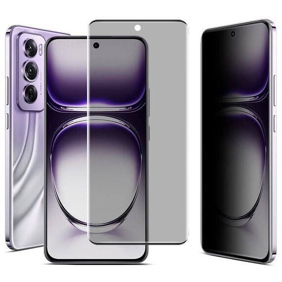 Per OPPO Reno12 Pro Global imak 3D Curvo Privacy Pellicola in vetro temperato a schermo intero