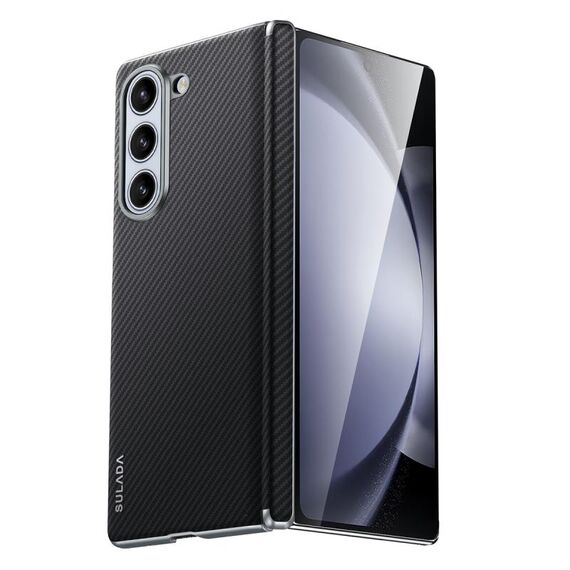 Custodia per telefono antiurto per PC SULADA 600D Kevlar Texture per Samsung Galaxy Z Fold6 (nero)