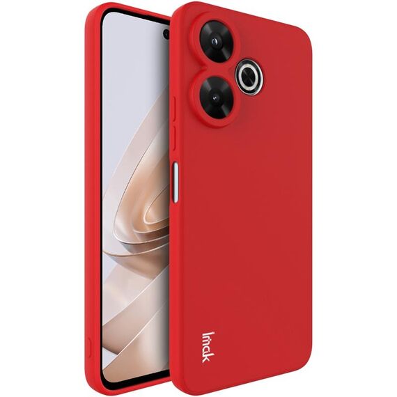 Per Xiaomi Redmi 13 4G Global IMAK UC-4 Serie Straight Edge Custodia morbida in TPU per telefono(Rosso)