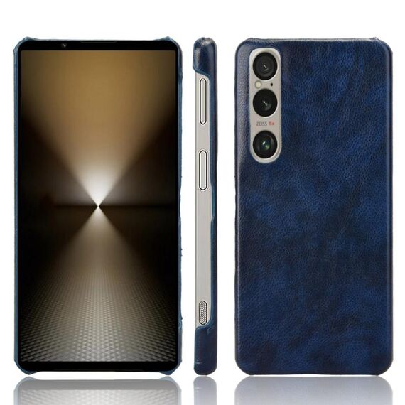 Per Sony Xperia 1 VI Custodia per telefono con cover posteriore texture Litchi (blu)