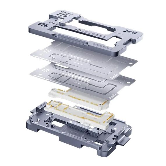 Banco di prova a strati per scheda madre QianLi iSocket Series 8 in 1 per iPhone serie 15