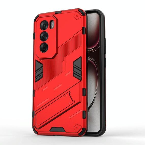 Per OPPO Reno12 Pro Global Punk Armor 2 in 1 PC + TPU Custodia per telefono con supporto (rosso)