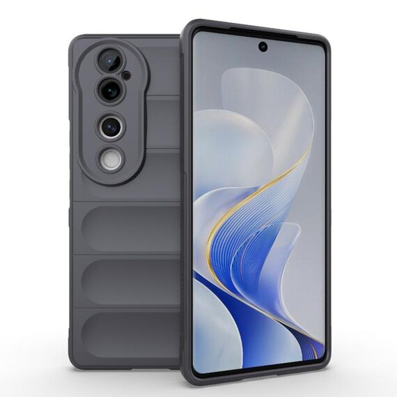 Per vivo S19 Pro 5G Magic Shield TPU + custodia in flanella per telefono (grigio scuro)