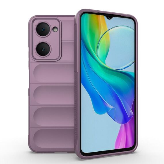 Per vivo Y03 4G Global / Y18 4G Global Custodia per telefono in TPU + flanella Magic Shield (viola)