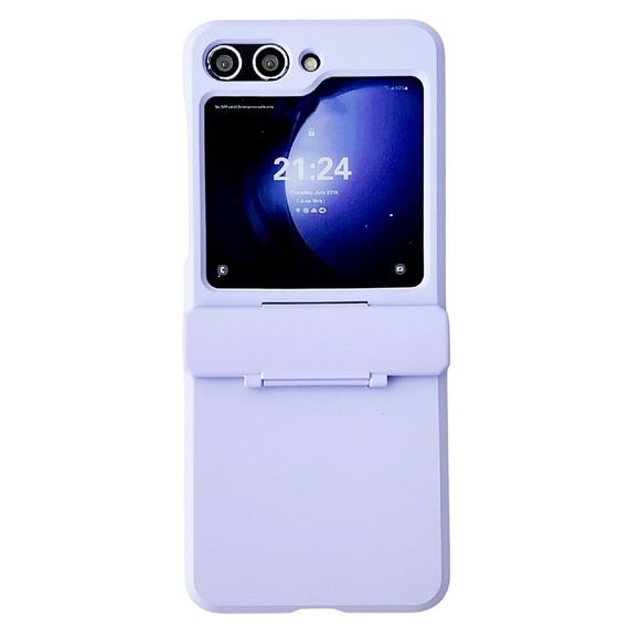 Per Samsung Galaxy Z Flip6 Skin Feel PC Custodia antiurto a copertura totale (viola)