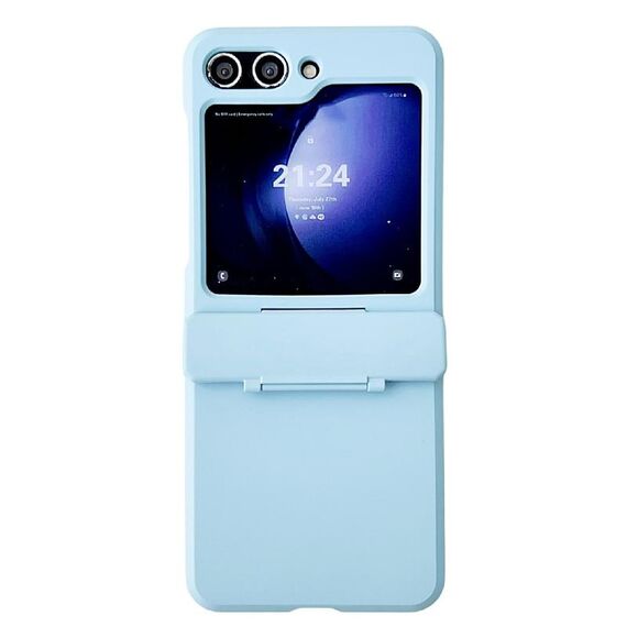 Per Samsung Galaxy Z Flip6 Skin Feel PC Custodia antiurto a copertura totale (azzurro)
