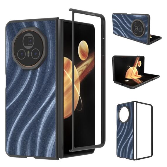 Custodia protettiva per telefono For Honor Magic V3 Galactic Pattern (blu)