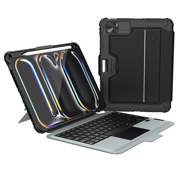 Per iPad Pro 11 2024 Nillkin Bumper Combo Custodia con tastiera con retroilluminazione