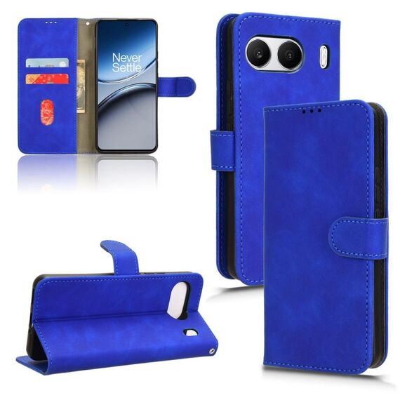 Per OnePlus Nord 4 5G Custodia in pelle magnetica con chiusura magnetica (blu)