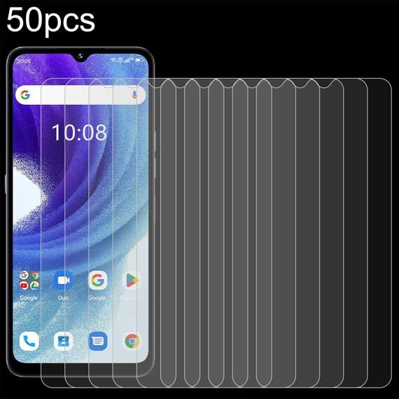 Per UMIDIGI A15T 50 pezzi 0,26 mm 9H 2,5D Pellicola in vetro temperato