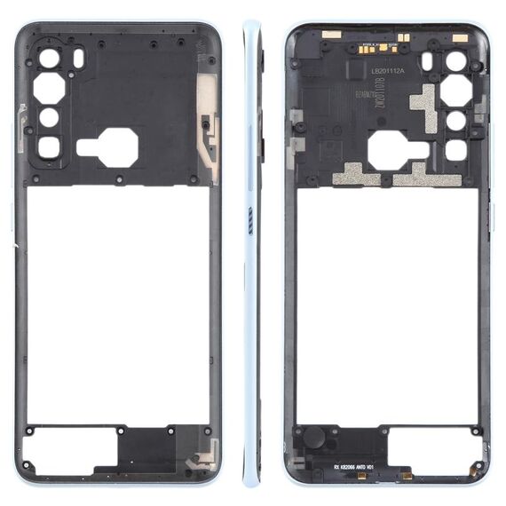 Per HTC U20 5G Piastra cornice centrale originale (bianco)