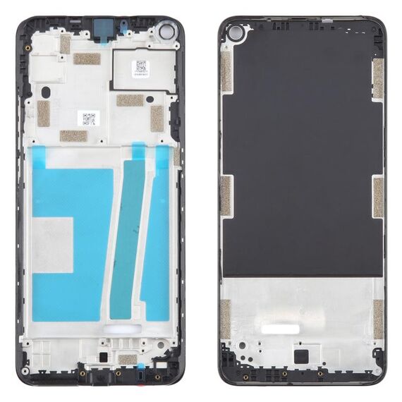 Per HTC U20 5G alloggiamento anteriore originale cornice LCD con cornice (nero)