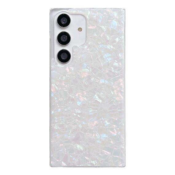 Per Samsung Galaxy S23 FE 5G Custodia protettiva in TPU con motivo a conchiglia (colorata)