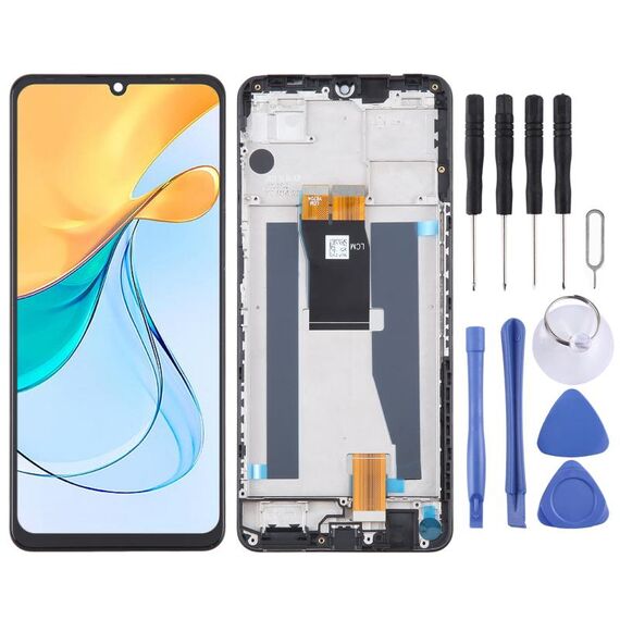 Per ZTE Blade V50 Vita 8550 LCD Screen Digitizer assemblaggio completo con cornice (Nero)