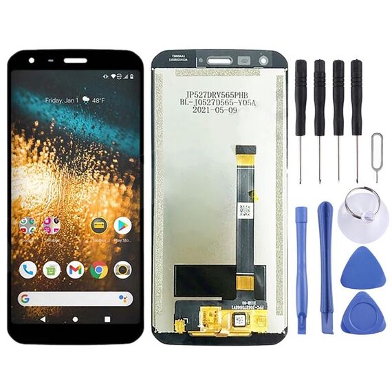 Per schermo LCD CAT S62 con digitalizzatore assemblaggio completo (nero)