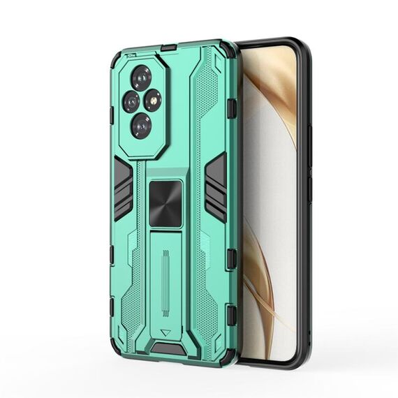Custodia per telefono TPU ibrida per PC Honor 200 Supersonic Armor (verde)
