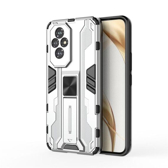 Per Honor 200 Custodia per telefono ibrida in TPU Supersonic Armor per PC (argento)