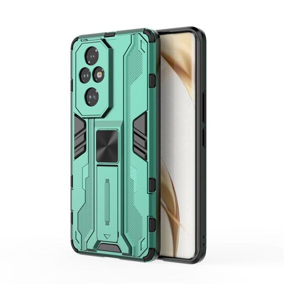 Custodia per telefono TPU ibrida per PC Supersonic Armor per Honor 200 Pro (verde)