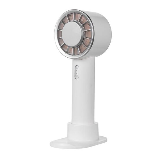 WX-633 Ventilatore portatile estivo Ventilatore da tavolo con compressione fredda a semiconduttore a 3 velocità (Bianco)