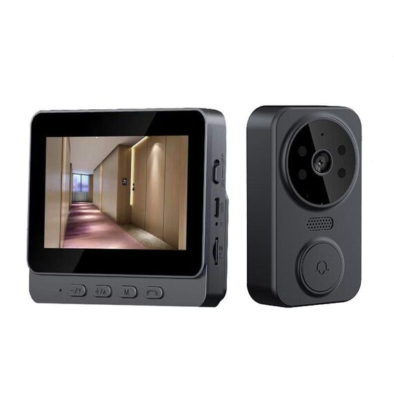 Campanello citofono visivo wireless 2.4G Schermo IPS da 4,3 pollici con visione notturna del monitor della fotocamera