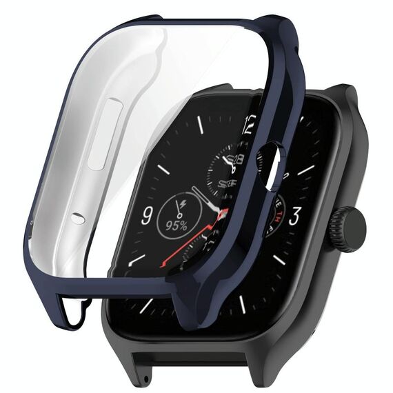 Per Amazfit GTS 4 Custodia per orologio completamente chiusa in TPU (blu scuro)