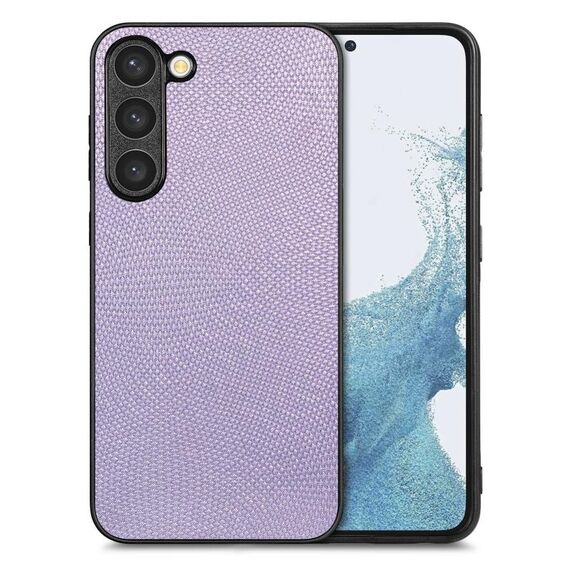 Per Samsung Galaxy S23+ 5G Cover posteriore in pelle color flow (lavanda)
