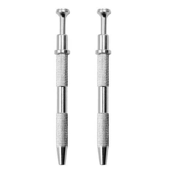 2pcs IC Chip Picker Componenti elettronici Componenti Picker Condensatore IC Grabber Clip(Argento)