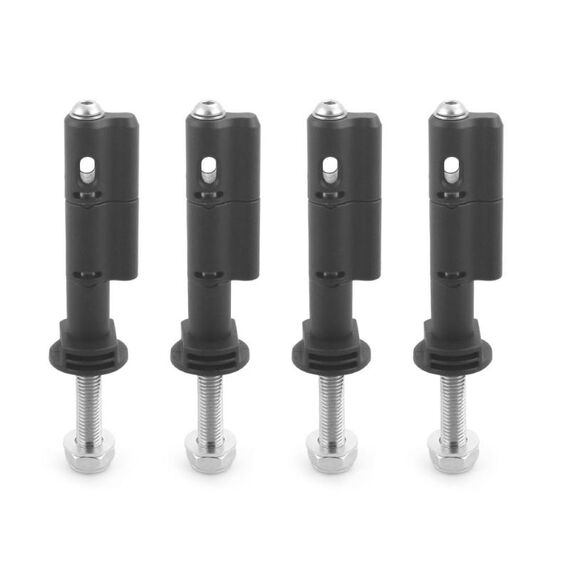 Set di perni di montaggio di sicurezza antifurto con serratura per MaxTrax MKII (nero)