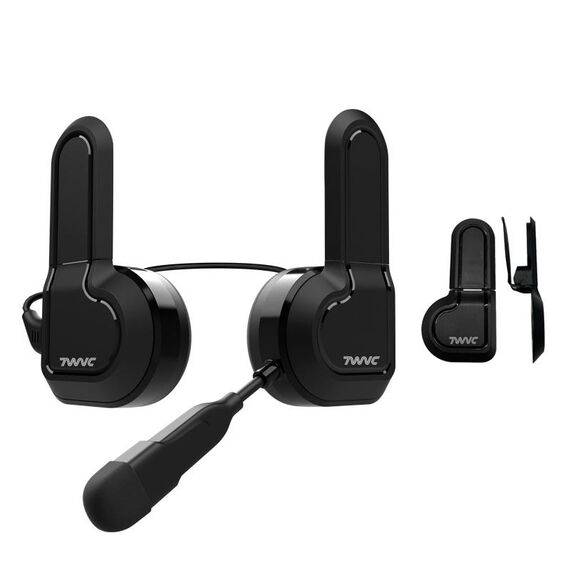Cuffie bluetooth stereo TWVC per casco moto con base a clip spessa TBD0604906502