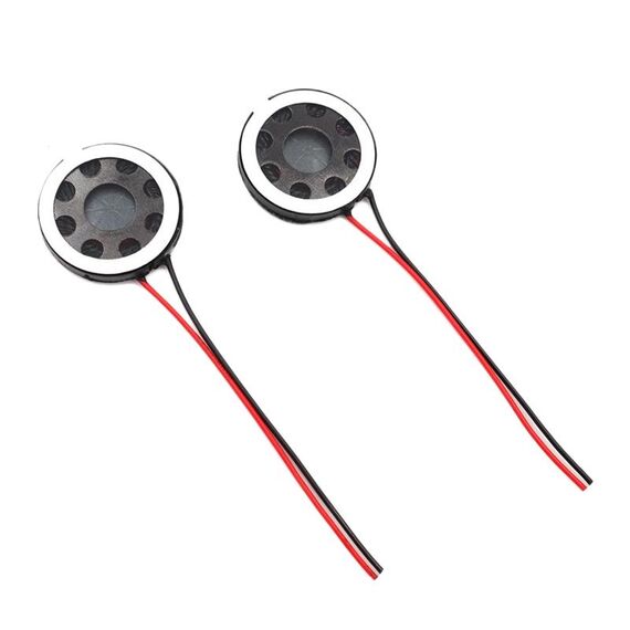 20mm 8Ohm 0.5W/1W Per giocattoli medici Altoparlante di sicurezza in plastica Cavo di saldatura magnetico interno Altoparlante vocale