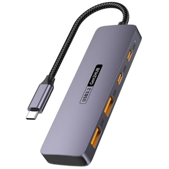 T-508 Docking station 4 in 1 tipo C Hub USB 3.2 Convertitore splitter per notebook tablet smartphone