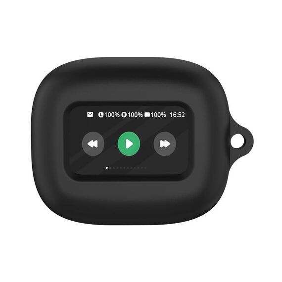 Custodia protettiva in silicone per auricolari Bluetooth wireless JBL Live Beam 3 (nera)
