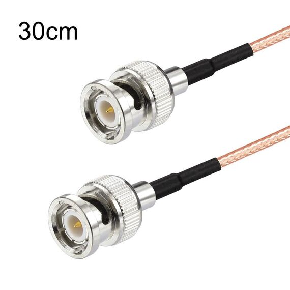 Cavo di connessione RF BNC maschio a maschio RG316 Cavo di prolunga BNC da 30 cm