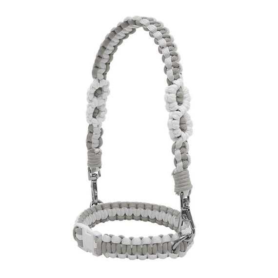 Per Stanley Water Mug Lanyard Porta Tazza Tessuto a Mano Boho Daisy Mug Strap, Colore: Per 30oz Grigio