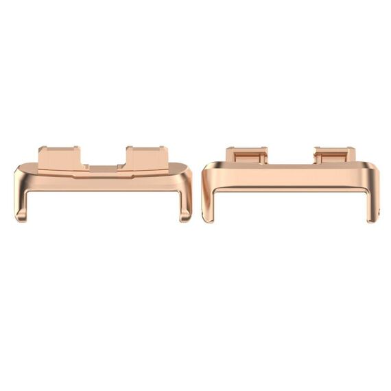 Per Huawei Band 9 / 9 NFC 1 paio di connettori per cinturino in acciaio inossidabile (oro rosa)