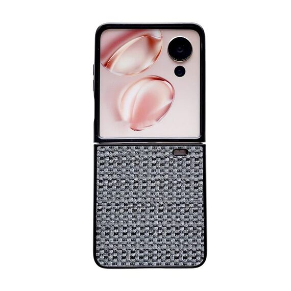 Custodia protettiva per telefono For Honor Magic V Flip Fantasy Weave Pattern (grigio)
