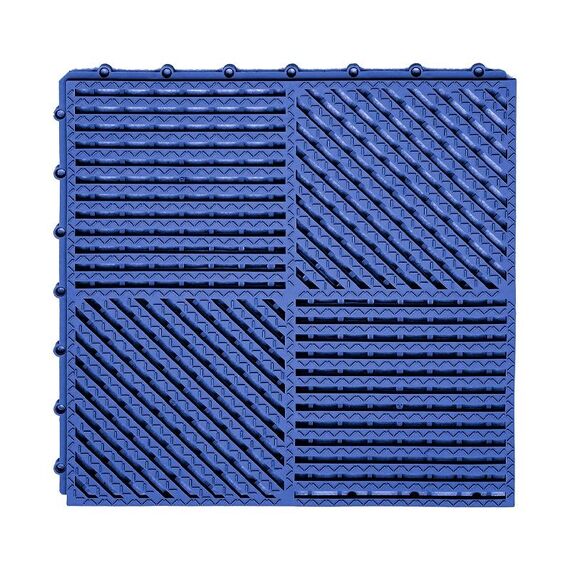 Tappetini da bagno 30x30 cm Tappetini antiscivolo in PVC idrofobico resistente allo sporco (blu navy)