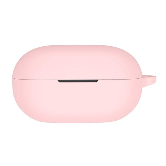 Custodia protettiva in silicone per auricolari wireless Beats Solo Buds (rosa)