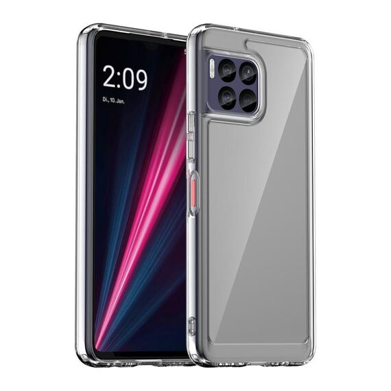 Per T-Mobile REVVL 7 Pro 5G Custodia per telefono in TPU ibrido acrilico serie colorata (trasparente)
