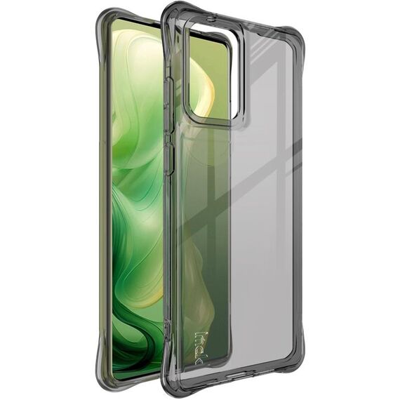 Custodia per telefono in TPU antiurto con airbag per Motorola Moto G85 / S50 Neo imak (nero trasparente)