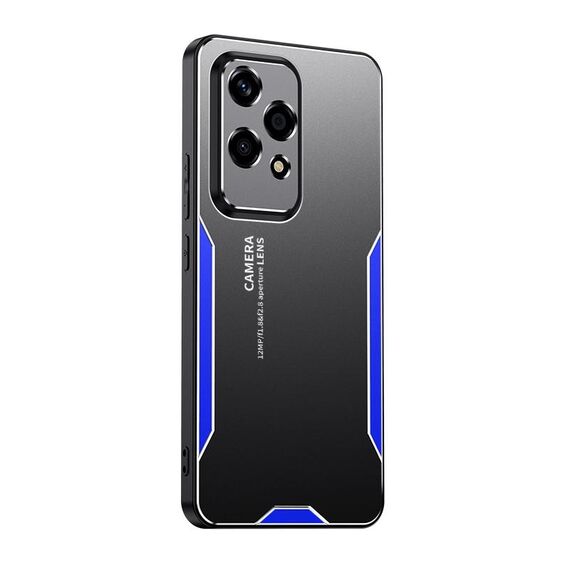 Custodia per telefono ibrida in metallo TPU per Honor 200 Lite serie Global Blade (blu)
