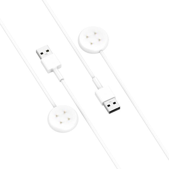 Cavo di ricarica magnetico per smartwatch con interfaccia USB-A Fitbit Ace LTE (bianco)