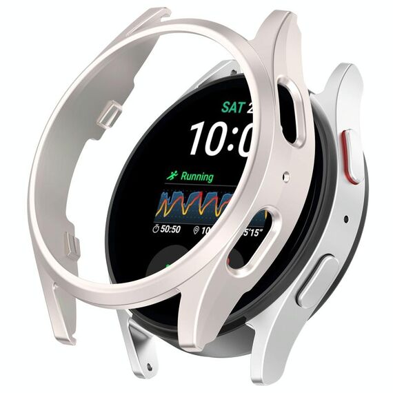 Per Samsung Galaxy Watch 7 44mm Half Pack Hollow PC Watch Custodia protettiva (Starlight)