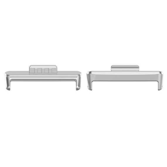 Per Huawei Watch Fit3 20mm 1 paio di connettori per cinturino in metallo in lega di zinco (argento)
